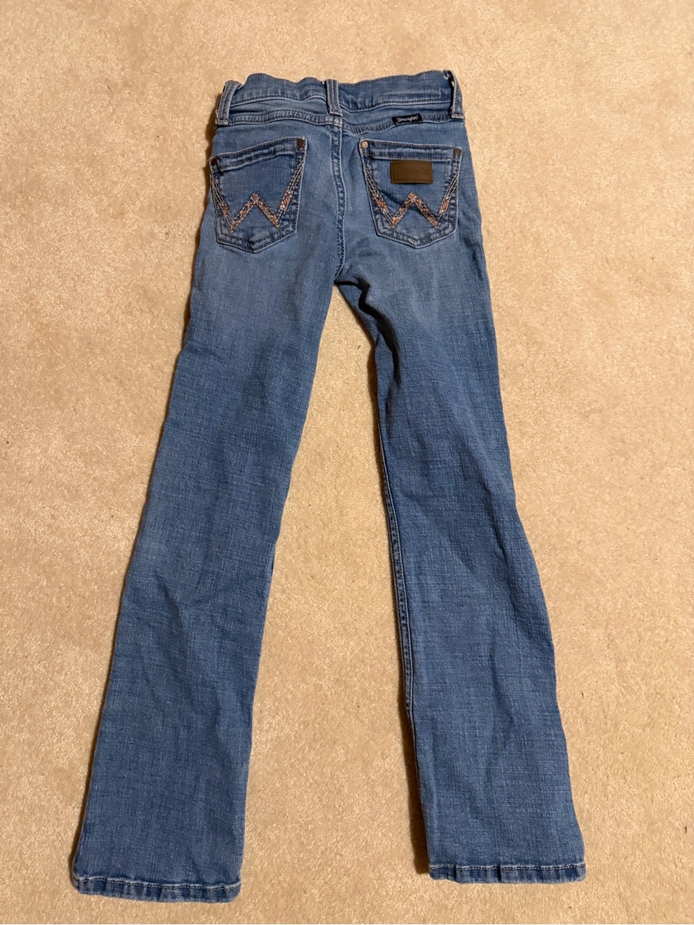 Wrangler Girls Blue Flared Denim Jeans